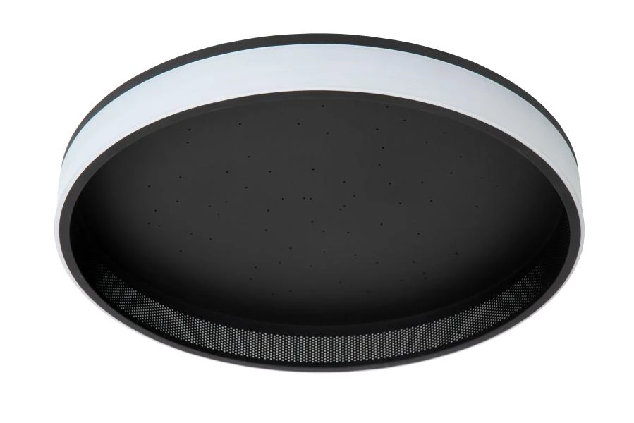Lucide ESTREJA - Plafonnier - Ø 40 cm - LED 3 StepDim - CCT - 2500K/3000K - Noir - éteint